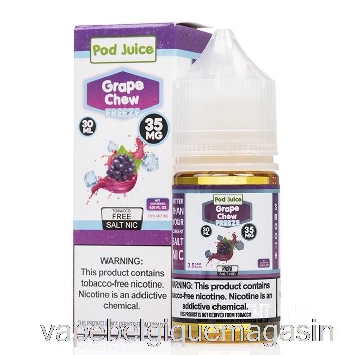 Vape Belgique Freeze Grape Chew - Jus De Gousse - 30ml 35mg
